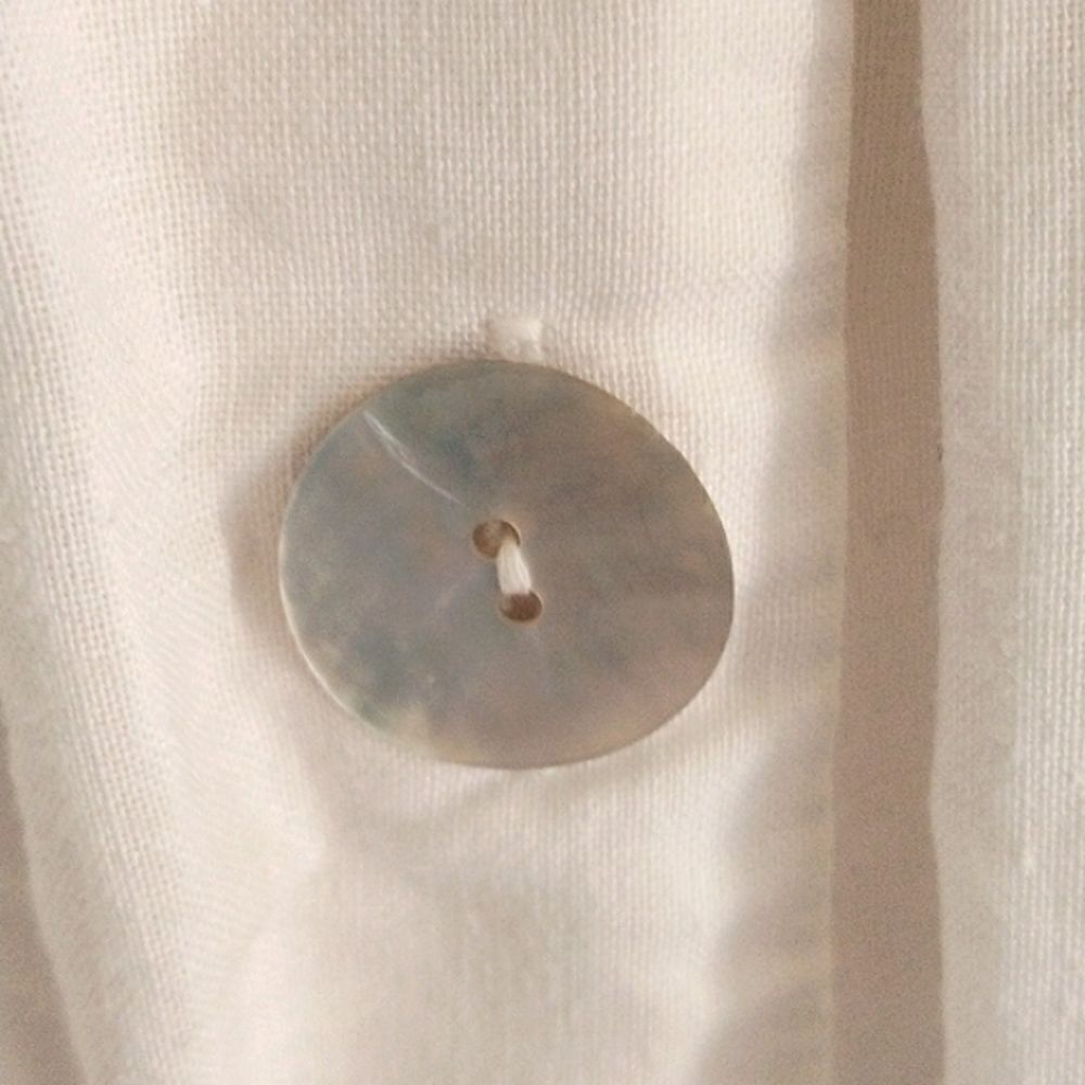 Karin Stevens White Cotton Blend Dress - Picture 5 of 11